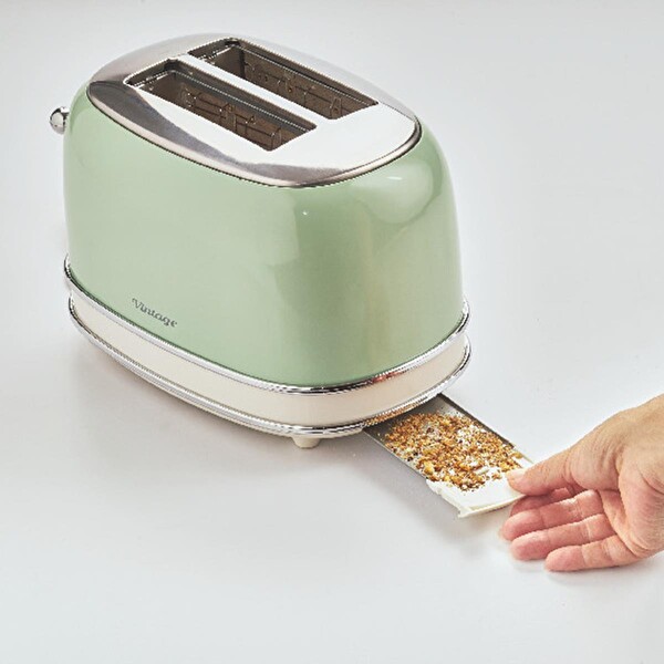 Ariete Vintage Ekmek Kızartma Makinesi 2 Dilim Yeşil 0155/04