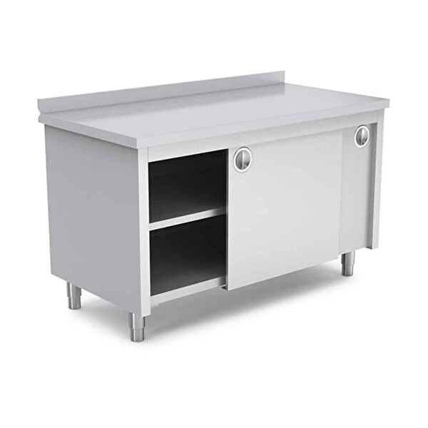 EMP.DLPA.70120 Dolaplı Çalışma Tezgahı Ara Raflı 120x70x85 CM