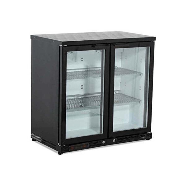 Empero JP JP.SS.2 Bar Arkası Şişe Soğutucu-2 Çarpma Kapaklı-92x50.5x88.5 CM