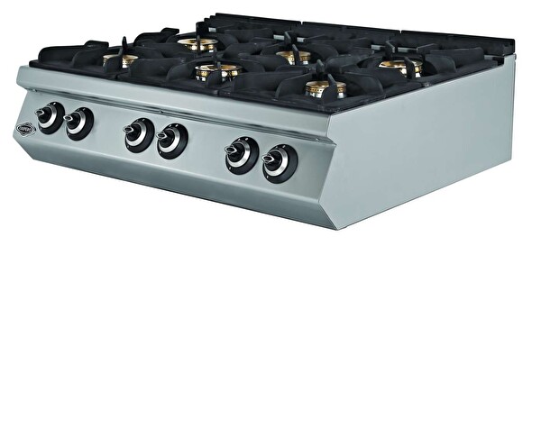 Empero EMP.PLS.9KG030 LPG'li 6 Brülörlü Gazlı Ocak