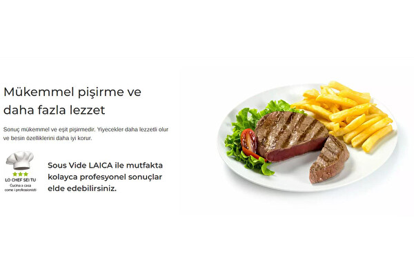 LAICA SVC200 Sous Vide Suda Pişirme Kazanı
