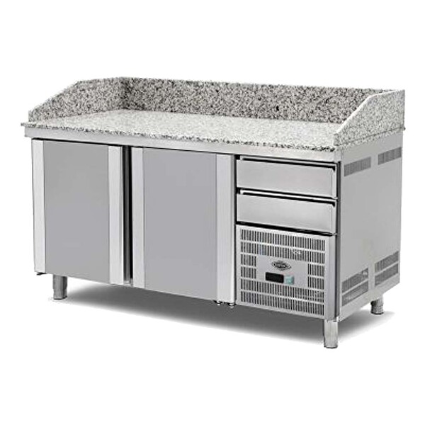 EMP.160.80.01 Granit Tablalı Buzdolabı 2 Kapılı 300 L