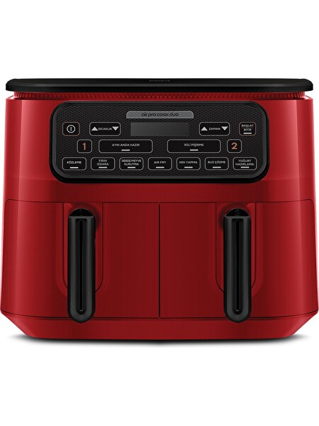 Karaca Air Pro Cook Duo Köz XXXL8 L Airfryer Ruby