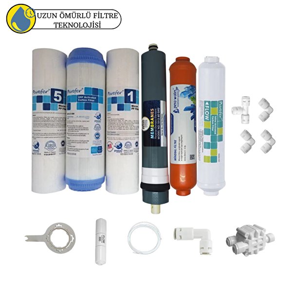 Purefer Açık Kasa Çift Sedimentli Sertifikalı 6'lı Platinium Mebran Mineral