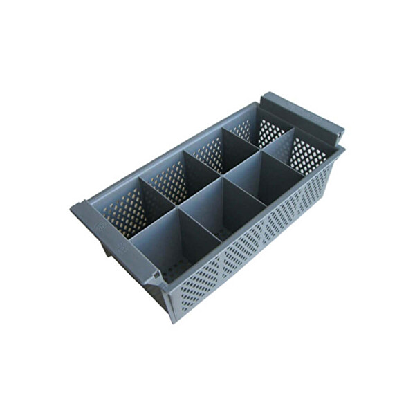 Tribeca CKB-8 Çatal kaşık Basketi-8 Bölmeli-Dik Tip-Gri