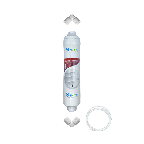 Pemax Water Solutions Kapalı Kasa Su Arıtma Cihazlarına Uygun 3. Aşama Eco1 Micron Filtre