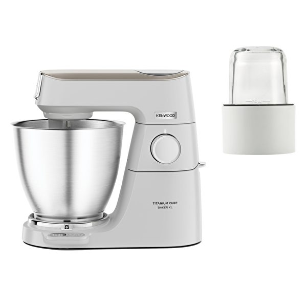 Kenwood KVC65.001WH Chef Baker Beyaz Mutfak Şefi - AT320A Doğrama Öğütme Parçalama Aparatı