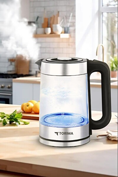 Torima TY-083-18X29A Cam Ledli Kettle 1500 W 1.8 L Su Isıtıcı