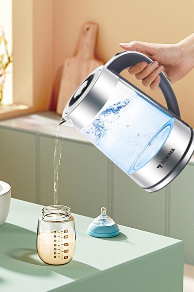 Torima TY-S888-040 Cam Ledli Kettle 1500 W 1.8 L Su Isıtıcı