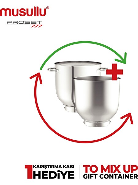 Musullu Proset MSL-3006 Stand Mikser Hamur Yoğurma Makinesi