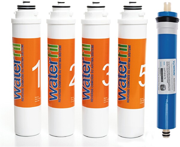 Sulook Lotto Filters Waterlife Uyumlu Tak Çevir 5'li Filtre Takım
