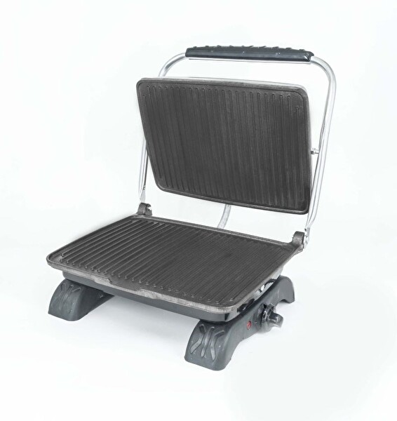 Dökümix Demir Döküm 1800 Watt 4-6 Dilim Tost Makinası ve Izgara Siyah