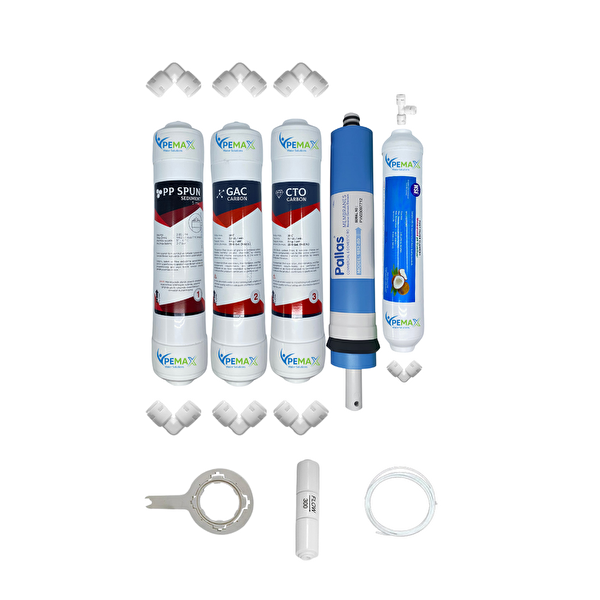 Pemax Water Solutions Kapalı Kasa Su Arıtma Cihazlarına Ecomax 5'li Pallas Mebran Mineralli Tatlandırıcı