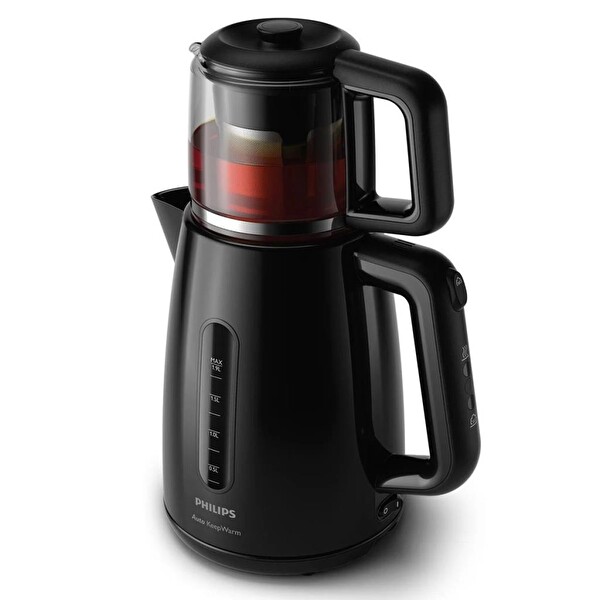 Philips Contact Grill HD-6301/90 2200 W Tost Makinesi - Daily Collection HD-7301/00 1700 W Cam Demlikli Çay Makinesi Hediyeli