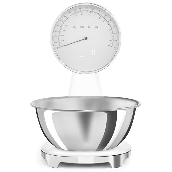 Smeg 50's Style Retro KSF01WHWW Beyaz Analog Mutfak Tartısı