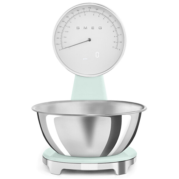 Smeg 50's Style Retro KSF01PGWW Pastel Yeşil Analog Mutfak Tartısı