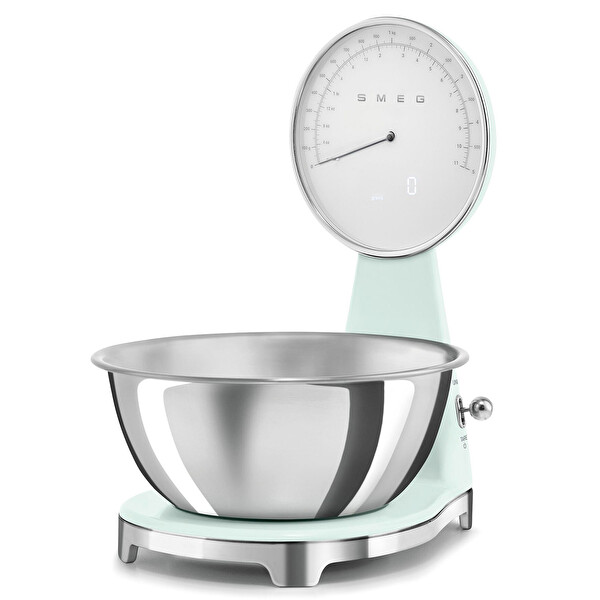 Smeg 50's Style Retro KSF01PGWW Pastel Yeşil Analog Mutfak Tartısı