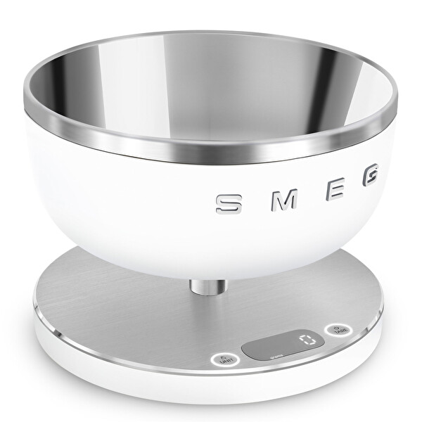 Smeg Mat Beyaz Dijital Mutfak Tartısı KSC01WHMWW