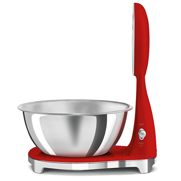 Smeg 50's Style Retro KSF01RDWW Kırmızı Analog Mutfak Tartısı