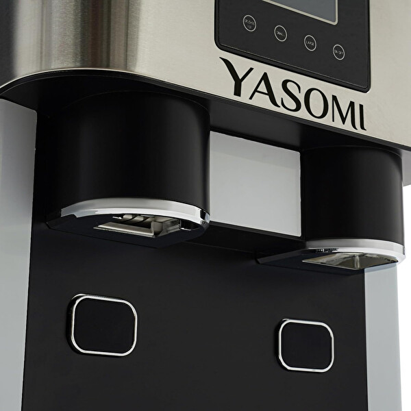 Yasomi Coolmaster ZBS15 3in1 Küp ve Kırılmış Buz Soğuk Su LCD Dokunmatik Inox Gövde 2L Tanklı Buz Makinesi