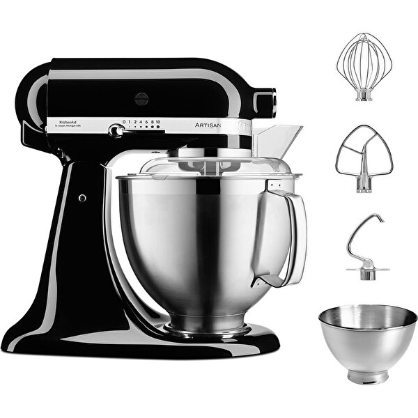 KitchenAid Artisan 5KSM185PSEOB Onyx Black 4.8 L Stand Mikser
