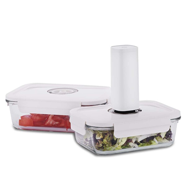 Korkmaz Freska Otomatik Vakumlu Cam Saklama Seti A5660