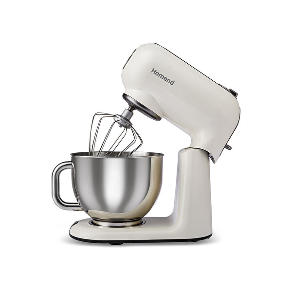 Homend Vintage Profashion 3027H Döküm Hamur Yoğurma Makinesi Krem 1500 W 5.5 L