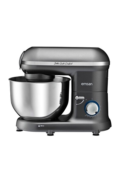 Emsan Bella Gusto Comfort 1300W 5.5L Stand Mikser Gri