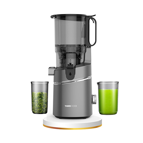 Tigrecook Slow Juicer Yavaş Sıkım Katı Meyve Sıkacağı Sorbe ve Dondurma Aparatlı