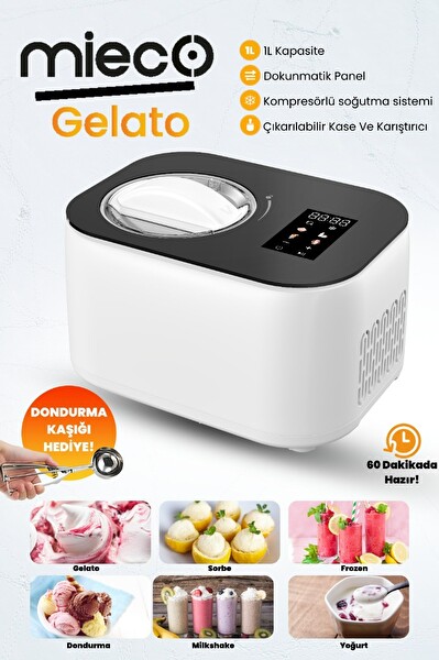 Mieco Gelato 4-in-1 Dondurma Makinesi