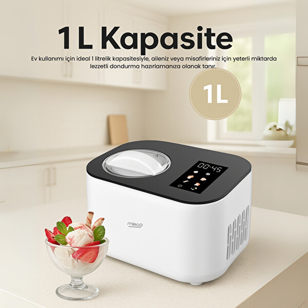 Mieco Gelato 4-in-1 Dondurma Makinesi