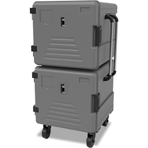 EMP.BOX-800+800-I-T Termobox 800+800 60x40 Tepsi - Isıtmalı