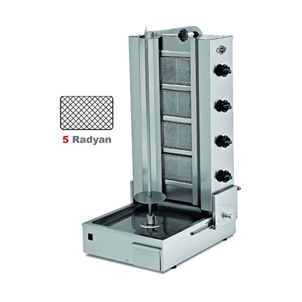 Empero EMP.DN.152 Döner Ocağı - Alttan Motorlu - Gazlı - 5 Radyanlı - LPG'li