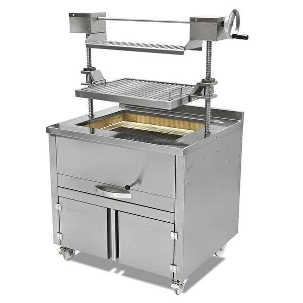 Empero EMP.BTG.02 Asansörlü Kömürlü Izgara 120x74x15 CM