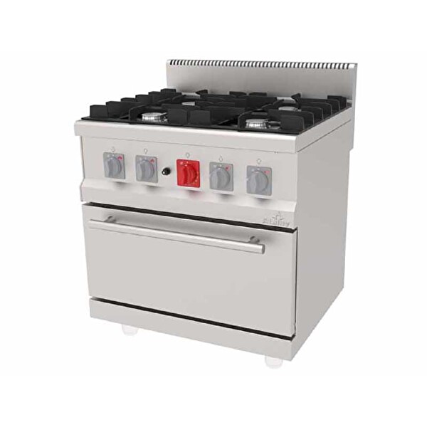 AGK-870 Gazlı Kuzine 80x70 CM