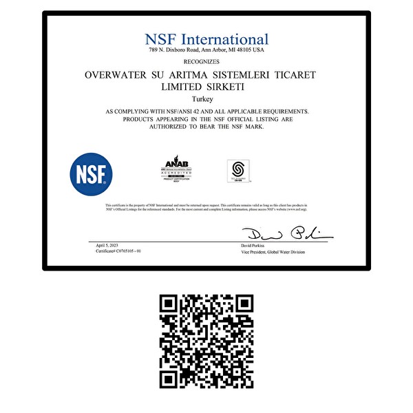 OverWater Kapalı Kasa Su Arıtma Cihazı 6'lı Inline Filtresi Seti Aşamalı Membransız FIN60MA