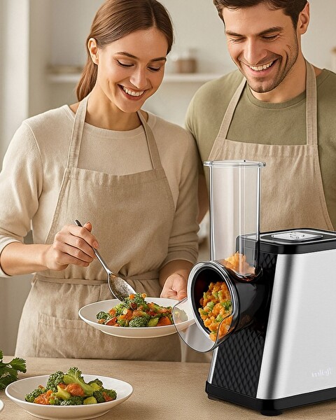 Mioji Mio MX30 6in1 500W Otomatik Dilimleme Doğrayıcı Rondo Makinesi