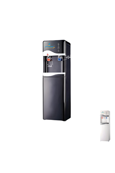 Pera Water 8 Aaşamalı Su Arıtmalı Isıtmalı Soğutmalı Siyah Renk Su Sebili