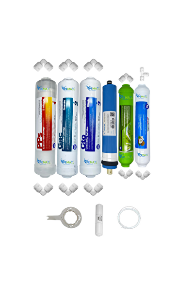 Pemax Water Solutions Kapalı Kasa Su Arıtma Cihazlarına STDMAX 6'lı Vontron Mebran Alkali-Tatlandırıcı
