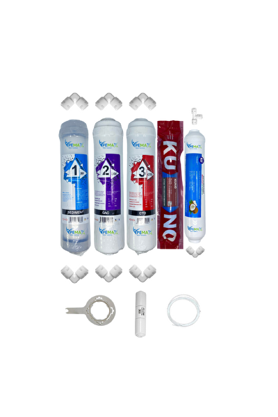 Pemax Water Solutions Kapalı Kasa Su Arıtma Cihazlarına STD 5'li Orijinal Lg Kuno Mebran  Mineralli Tatlandırıcı Set