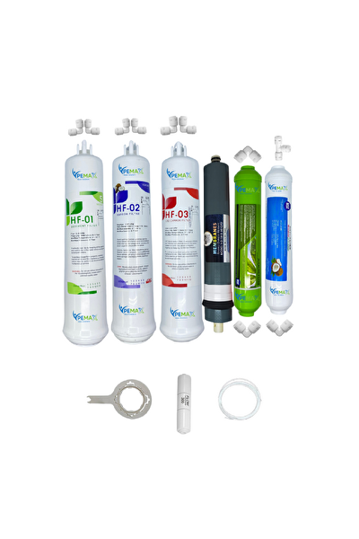 Pemax Water Solutions Kapalı Kasa Su Arıtma Cihazlarına  HFT  6'lı Platinium Mebran Alkali Tatlandırıcı