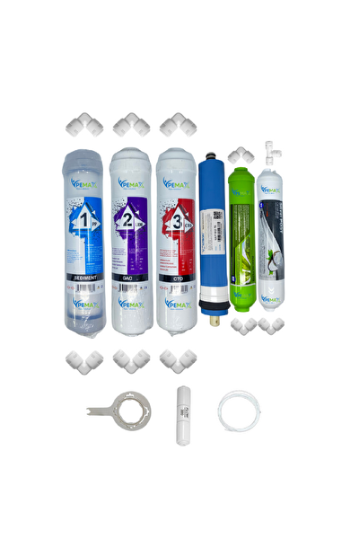 Pemax Water Solutions Kapalı Kasa Su Arıtma Cihazlarına  STD 6'lı Vontron Mebran Alkali Gümüş İyonlu Tatlandırıcı