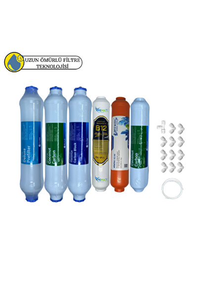 Pemax Water Solutions Fluxtek Kapalı Kasa Su Arıtma cihazları Sertifikalı 6lı Pera Water Mineral B12 Alkali Mebransız