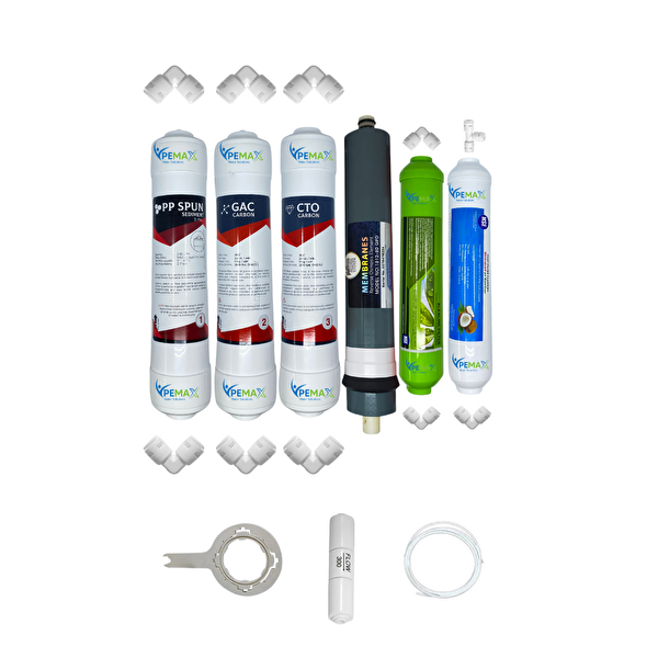 Pemax Water Solutions Kapalı Kasa Su Arıtma Cihazlarına  Ecomax   6'lı Platinium Mebran Alkali Tatlandırıcı
