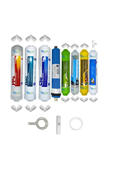 Pemax Water Solutions Kapalı Kasa Su Arıtma Cihazlarına  STDMAX  8'li Vontron Mebran Alkali Mineral Detox Tatlandırıcı
