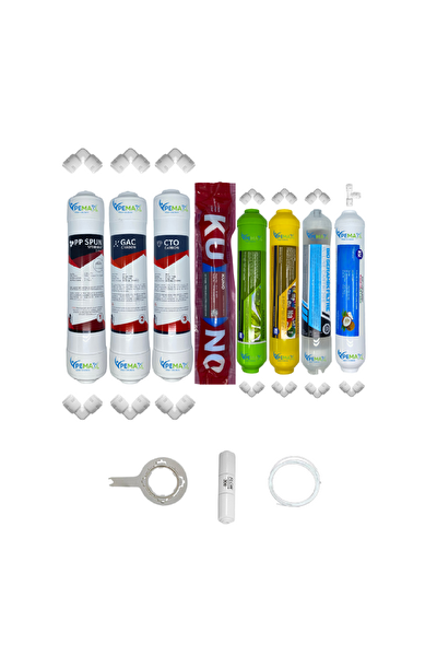 Pemax Water Solutions Kapalı Kasa Su Arıtma Ecomax 8'li Orijinal LG Kuno Mebran Alkali Mineral Detox Tatlandırıcı