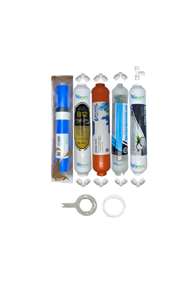Pemax Water Solutions vontron helixfil yüksek TDS Mebran-B12 Alkali- Mineral-Detox Gümüş İyonlu Tatlandırıcı