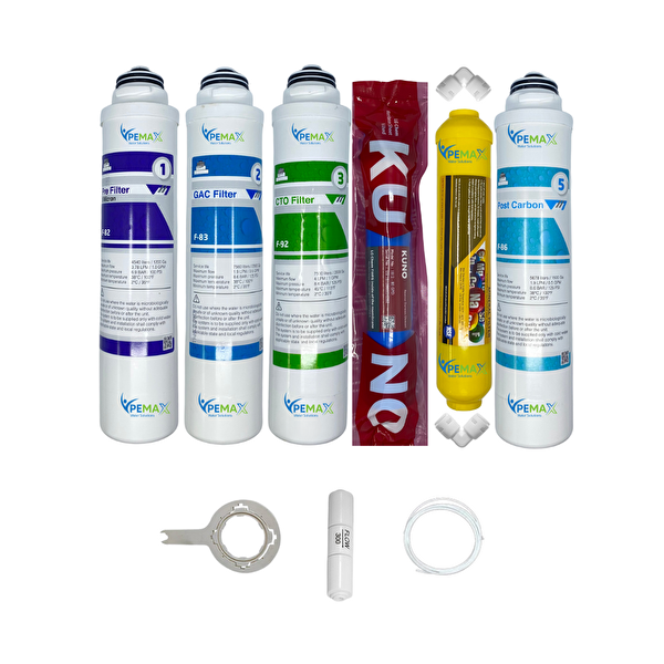 Pemax Water Solutions Kapalı Kasa Su Arıtma Cihazlarına Tak Çevir 6'lı Orijinal LG Kuno Mebran Mineral -Tatlandırıcı