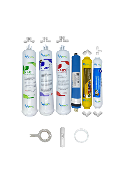 Pemax Water Solutions Kapalı Kasa Su Arıtma Cihazlarına HFT 6'lı Vontron Mebran Mineral-Tatlandırıcı