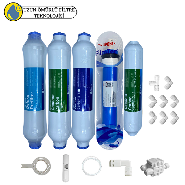 Pemax Water Solutions Fluxtek Kapalı Kasa Su Arıtma Cihazlarına Uluslar arası Sertifikalı 5'li Filmtec Dupon Mebran
